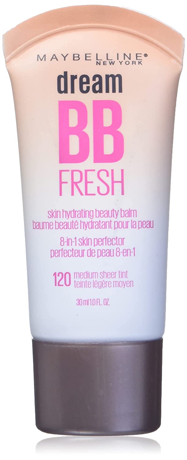 230816062251144_1 Maybelline Dream Fresh Skin Hydrating BB cream, 8-in-1 Skin Perfecting Beauty Balm with Broad Spectrum SPF 30, Sheer Tint Coverage, Oil-Free, Medium, 1 Fl Oz - Image 1